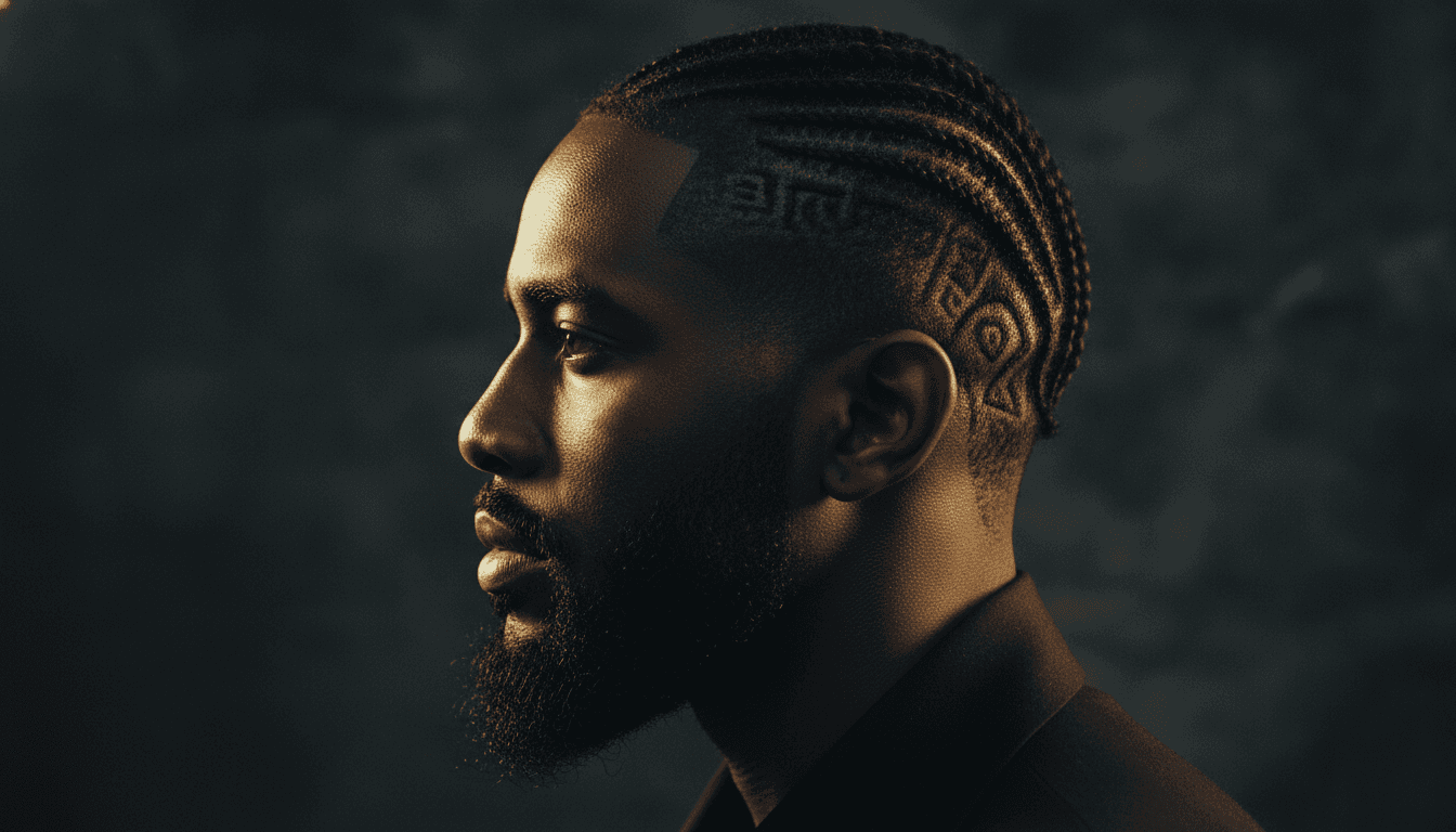 Tresses Homme avec motif